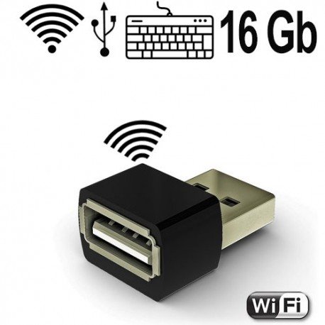 Wi-Fi Tastatur-Keylogger, 16 GB