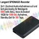 Langzeit SPY-Recorder, 5000 mAh, 16 GB