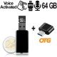 Ultra Micro USB-Voice-Recorder mit OTG, 64 Gb.