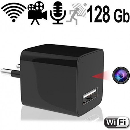 WIFI HD-SpyCam im Mini-USB-Netzteil